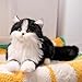 Chongker Weighted Stuffed AnimalsHandmade Realistic Cat Plush Toy 33LBSLifelike Real Cat Size Companion Pet Black Cat - Image 2