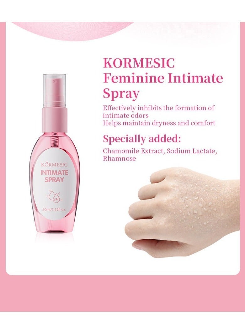 Kormesic Women’s Intimate Care Spray 50ml, Refreshing and Soothing External Spray for Sensitive Areas, Portable Daily Care - Image 3