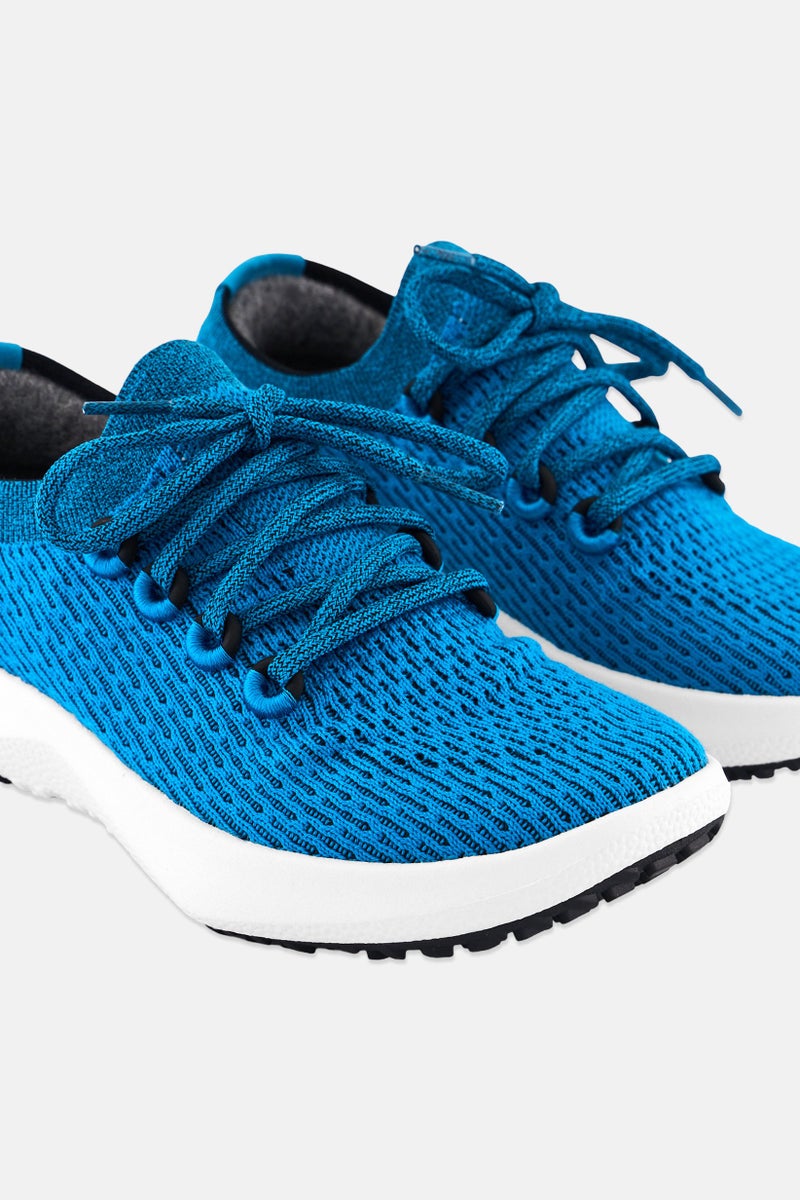 Allbirds Women Wide Lace UP Casual Sneaker, Blue - Image 2