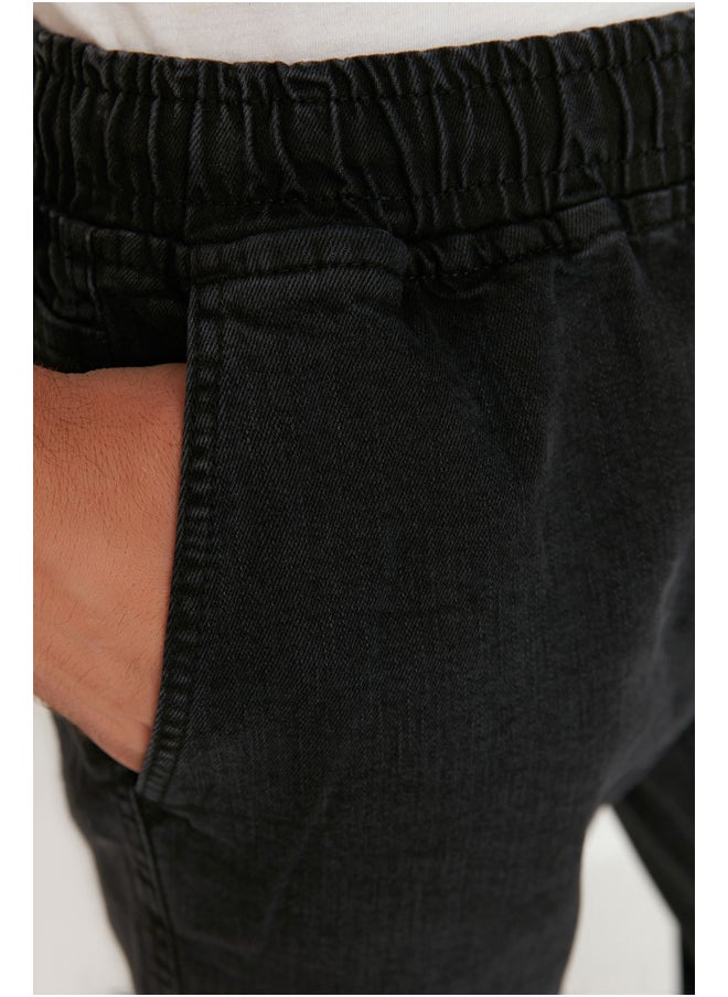 trendyol بنطال جينز مريح بخياطة متقنة TMNAW23JE00060  - Image 4