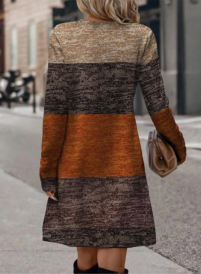 Take Two Women Color Block Mini Dress