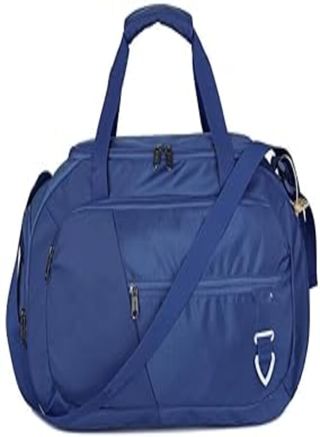 Multifunctional Oxford Sports Travel Bag - Large Capacity, Waterproof, Ideal for Gym and Short Trips, with Organizational Pockets and Adjustable Shoulder Strap (Blue)