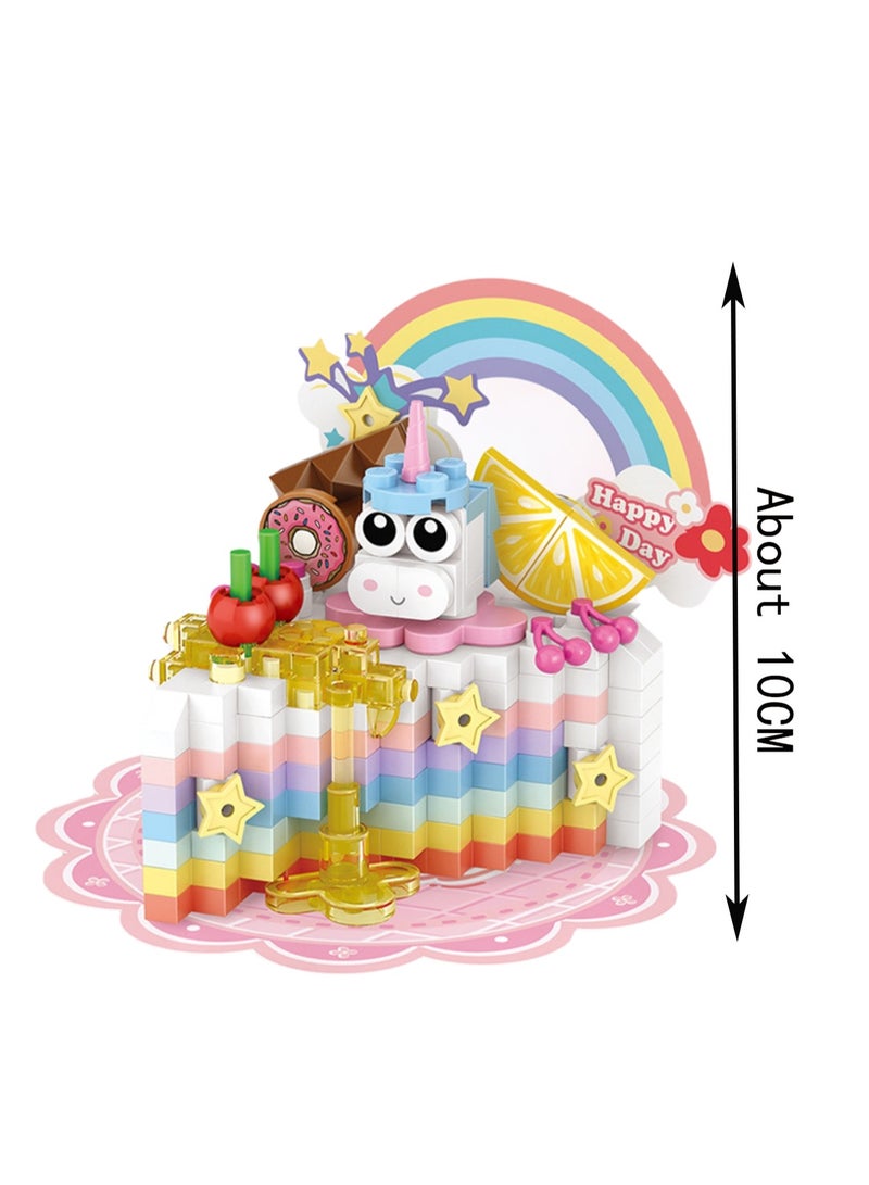 230pcs Rainbow Layer Cake, Desktop Ornaments Building Blocks Toys, Children'S Educational Assembly Model Gifts - Image 2