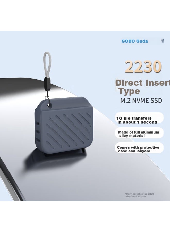 Godo o M.2 Hard Drive Enclosure Direct Insertion 2230 Solid State Nvme Mobile External Type-c Phone Computer Expansion Box - Image 4