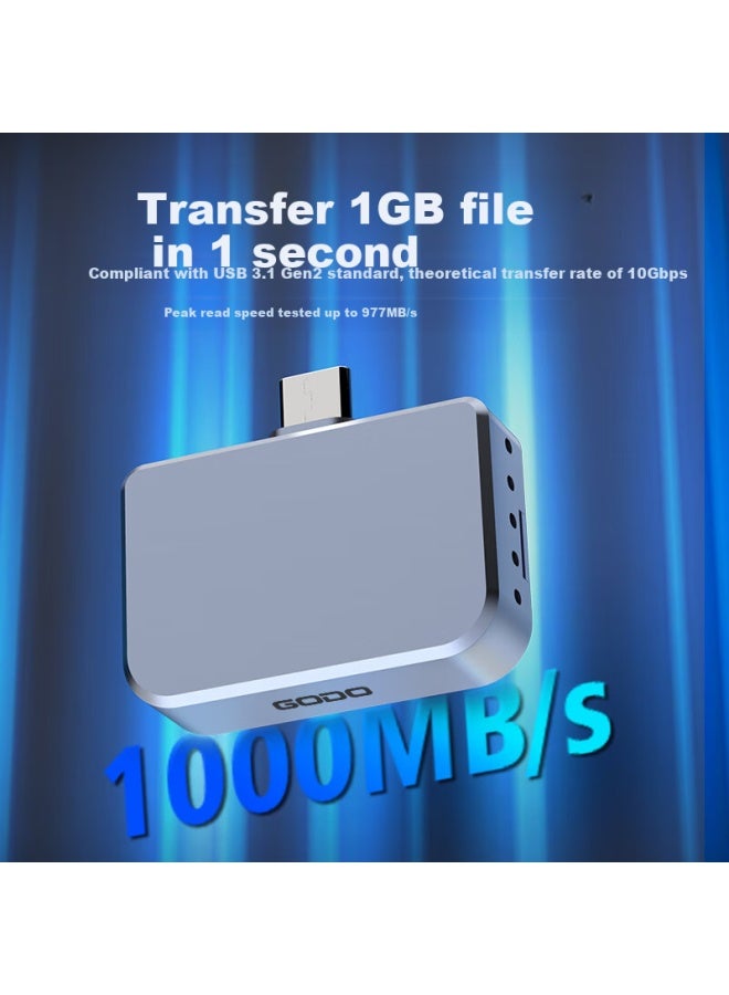 Godo o M.2 Hard Drive Enclosure Direct Insertion 2230 Solid State Nvme Mobile External Type-c Phone Computer Expansion Box - Image 2