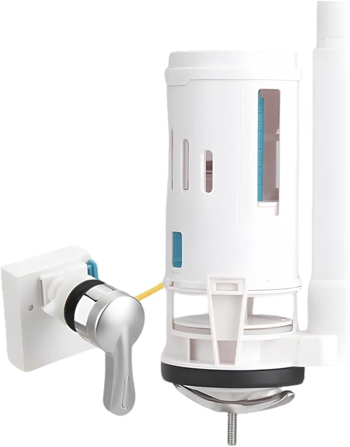 طقم خزان المرحاض كابل رافعة صمام تدفق 2.4 2.8 بوصة سهل التركيب قطعة واحدة - Image 2