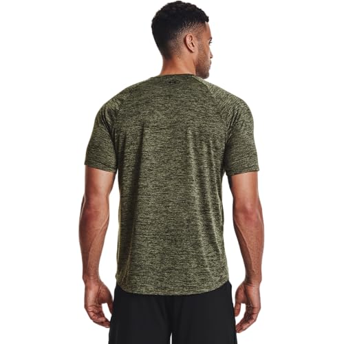 Under Armour Men's Tech 2.0 Short-Sleeve T-Shirt, (390) Marine OD Green / / Black, Large - Image 3