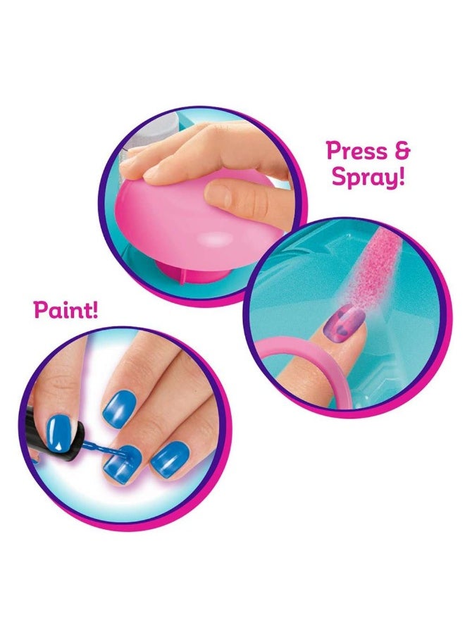 Cra-Z-Art - Sparkle Glitter & Shimmer Airbrush Designer Nail Art Set - Image 1