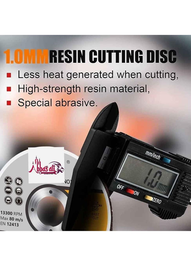 ABBASALI Diamond Metal Cutting Wheel 115mm (4-1/2") Diamond Blade Metal Stainless Steel Cutting Disc for Angle Grinder and Circular saw (1mm) (25)  - Image 3