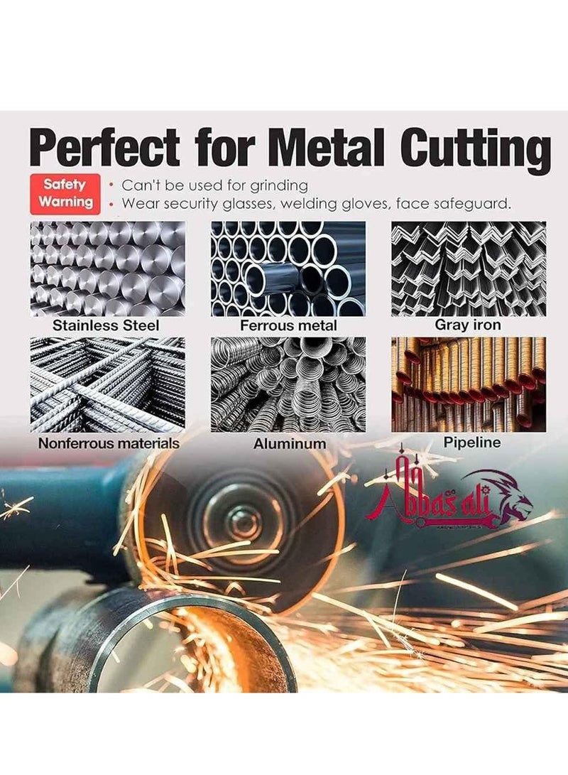 ABBASALI Diamond Metal Cutting Wheel 115mm (4-1/2") Diamond Blade Metal Stainless Steel Cutting Disc for Angle Grinder and Circular saw (1mm) (25)  - Image 5
