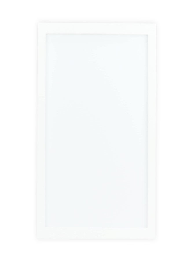 Stiles 16"x12" Magnetic Letter Board Sign, Wooden Message Board Without Letters, Magnetic Letterboard for Menu, Milestone, or Baby Announcement Sign, Desk, Office, or Home Decor, White - Image 1