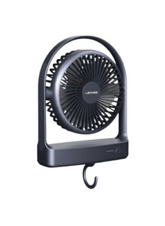 Lenyes LENYES Portable Handheld Fan, ABS, Black, 6W, Brushless Motor, 4 Speeds, 2000mAh Battery, 3H Charging, USB Type-C  - Image 1