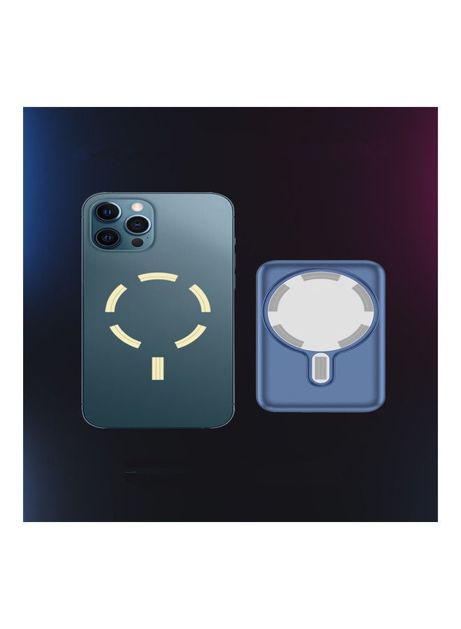 Raxoom 5000.0 mAh Magnetic Power Bank for Apple iPhone 12 Series Blue - Image 1