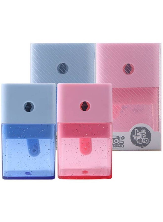 M&G 2-piece Pencil Sharpener, Manual Strong Spiral Blade Adjustable Nib Sharpener for Charcoal Colored Pencils, Kids Student Artist School Family - Image 1