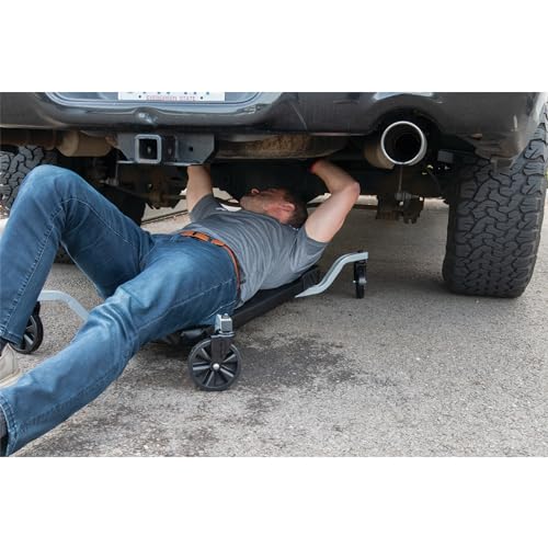 Performance Tool W85014 Low Profile Oversized Shop Mechanic X-Frame Creeper with Extra Padding, 38-Inch x frame oversized - Image 5