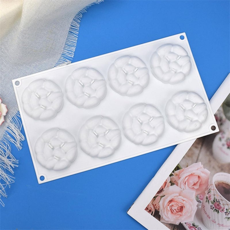 mostsom Chocolate Almond Molds Silicone, 8 Cavity Chocolate Candy Fondant Mould for DIY Baker, Soap Mold (Almonds G1_29.97x17.48x1.83cm) - Image 4