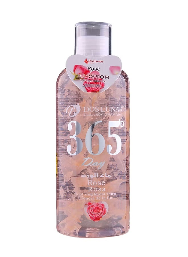 DOS LUNAS Rose Soothing and Hydrating Facial Toner 400ml - Image 2