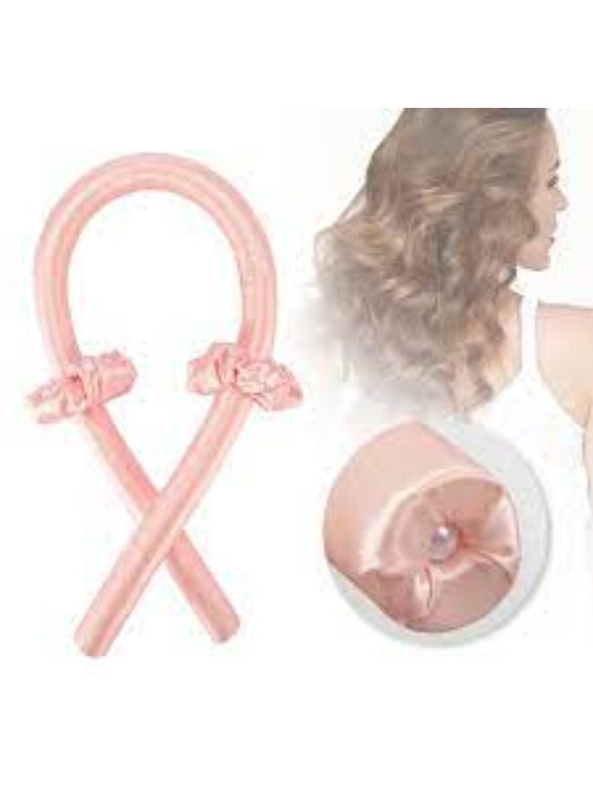 Generic maya accessories Silk Hair Curlers Heat-Free Automatic Foam Plus Steel Wire Lazy Curling Stick with Clip Featuring Sleep Wave Curls may vary color - Image 3
