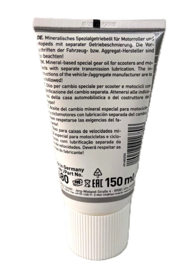 LIQUI MOLY Motorbike Gear Oil (GL4) 80W-90 Scooter 150ML - Image 4
