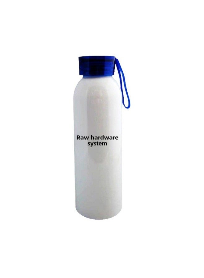 Silicone Handle Color Lid Sublimation Printing Aluminum Cup Customer DIY Printing LOGO Blank Cup Heat Transfer Coating Cup-Color:White-Capacity:500ml-1000ml - Image 5