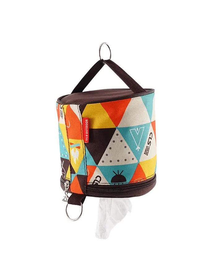 Folding Paper Box Portable Toilet Paper Holder Reusable Hanging Tissue Roll Storage Camping Travel - Image 3