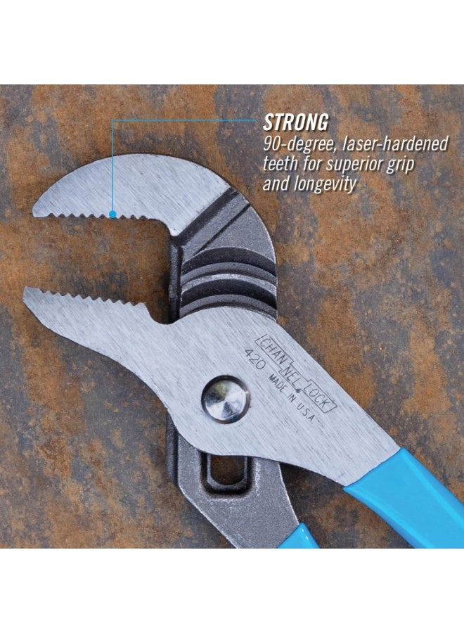 Channellock 420 1-1/2-Inch Jaw Capacity 9-1/2-Inch Tongue and Groove Plier - Image 3