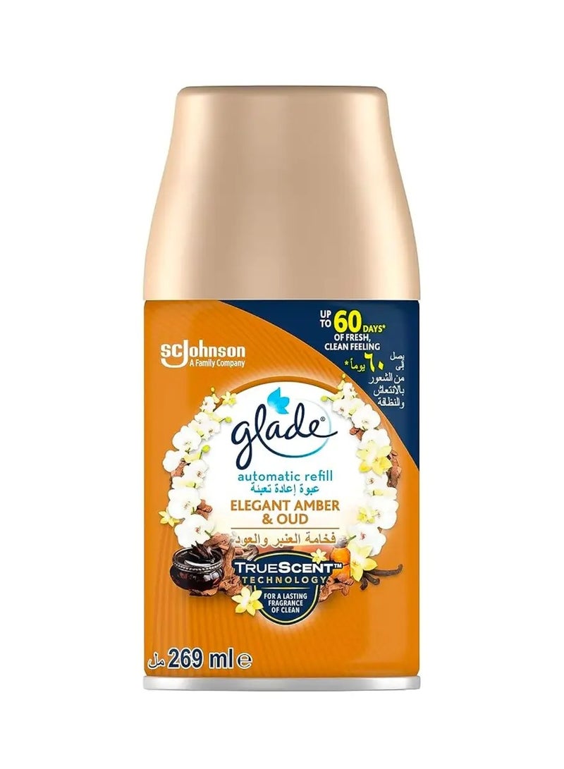 Glade Automatic Air Freshener Refill Elegant Amber And Oud 269ml