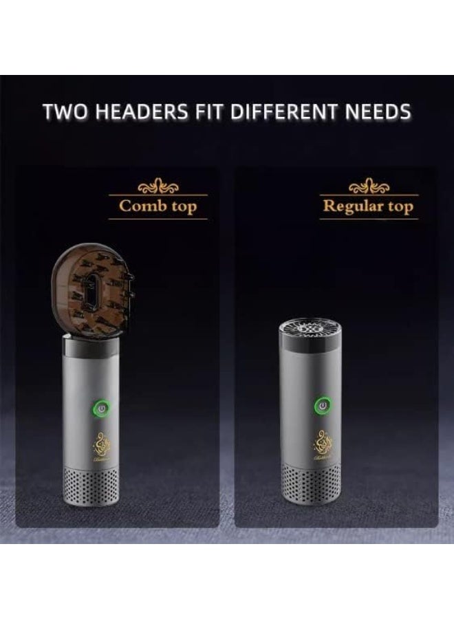 Bukhoor Original Electric Hair Incense Burner, Mini Luxury Arabic Mubkhar High Quality Metal Censer, Gift Set, Original - Image 3