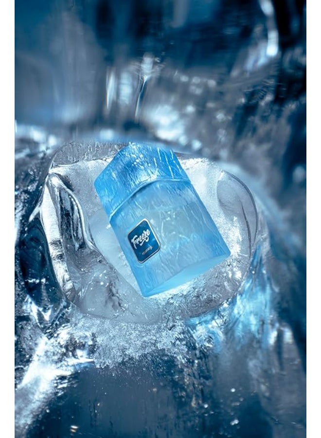 RiiFFS Freeze Extrait De Parfum 100ml | Unisex Long Lasting Perfume | Fresh Citrus, Mint & Amber Fragrance | Premium Day-to-Night Scent for Men & Women | Eau de Parfum Spray - Image 2