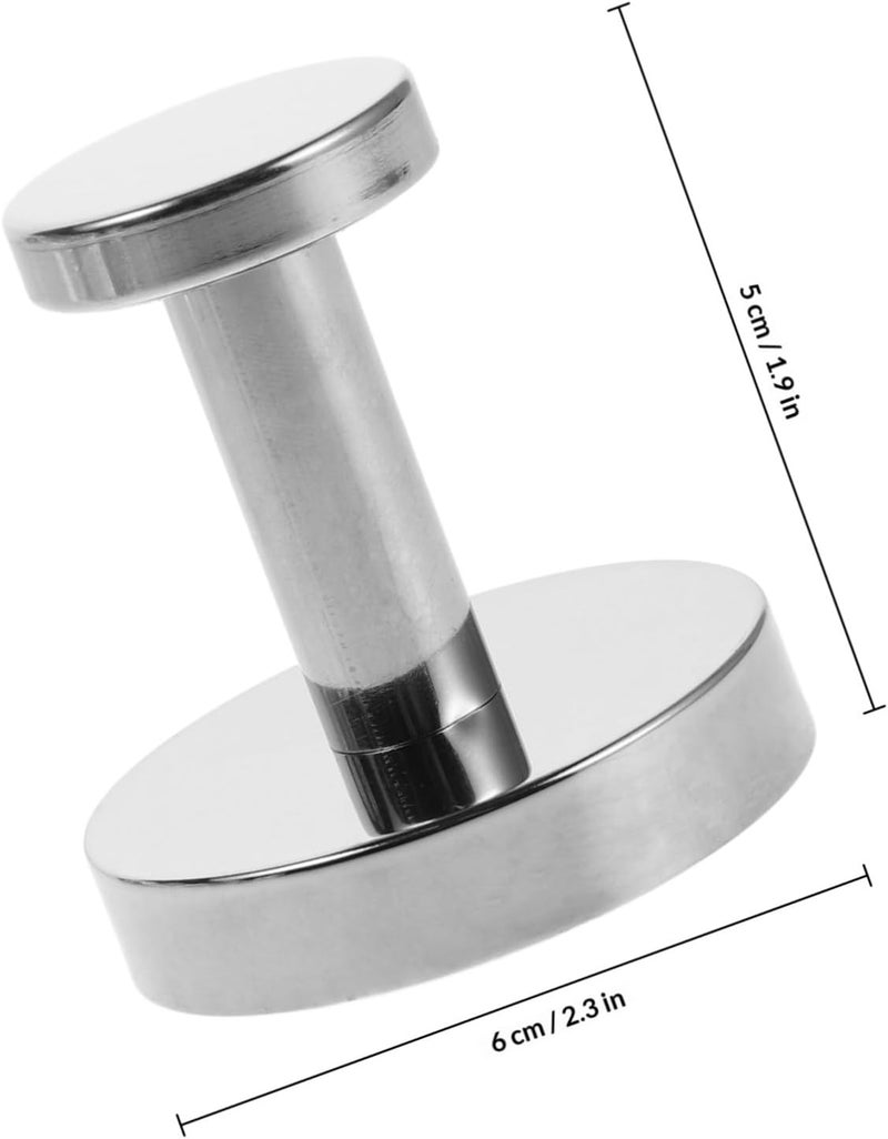 DOITOOL 1set Stainless Steel Wall Hook Stylish Coat and Towel Hanger for Entryway Bathroom and Restroom Design for Spaces - Image 2