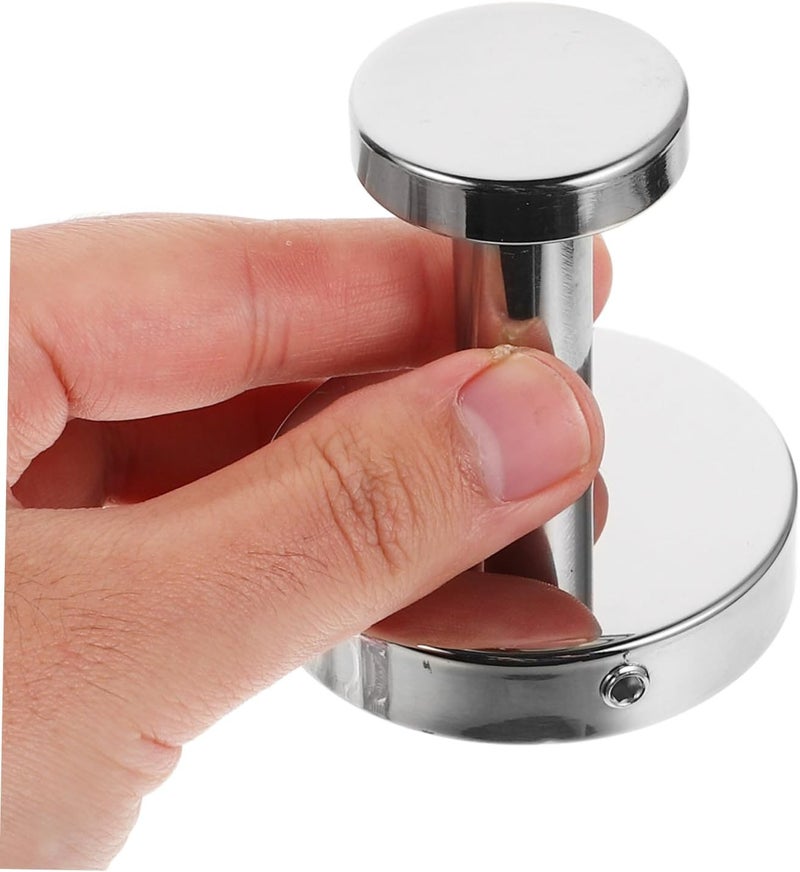DOITOOL 1set Stainless Steel Wall Hook Stylish Coat and Towel Hanger for Entryway Bathroom and Restroom Design for Spaces - Image 4