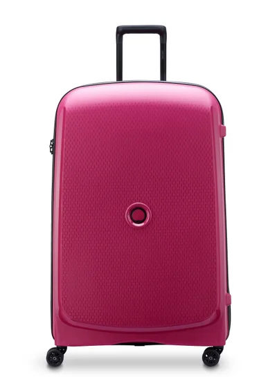DELSEY Paris Belmont Plus 83cm Hardcase 4 Double Wheel Non Expandable Check In Luggage Trolley Raspberry