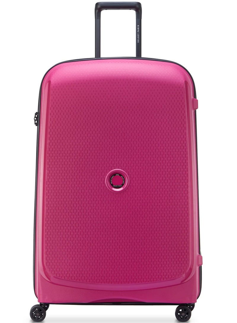 DELSEY Paris Belmont Plus 83 Cm Non-Expandable Hardcase 4 Double-Wheeled Check In Luggage Trolley - Raspberry - Image 1