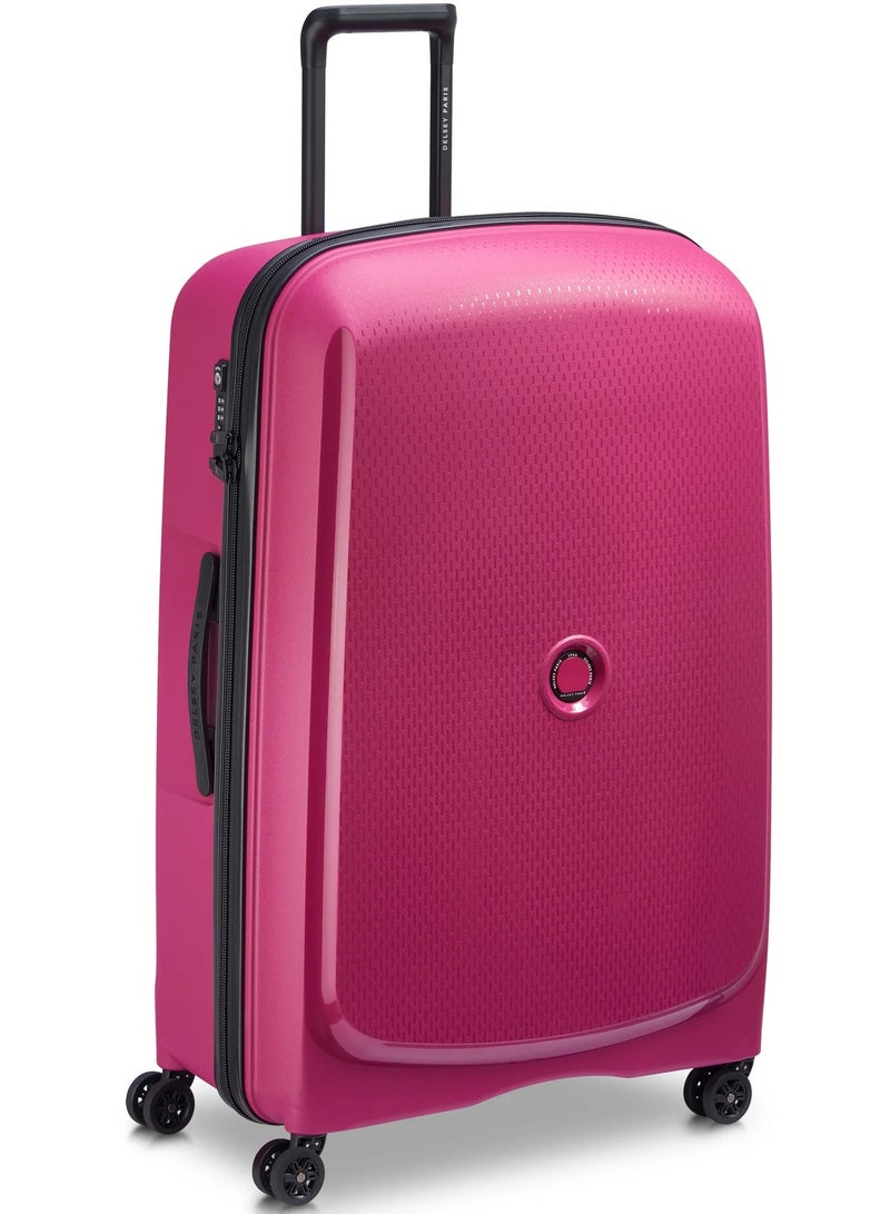 DELSEY Paris Belmont Plus 83 Cm Non-Expandable Hardcase 4 Double-Wheeled Check In Luggage Trolley - Raspberry - Image 2