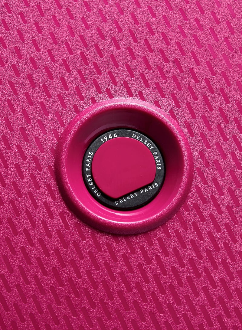 DELSEY Paris Belmont Plus 83 Cm Non-Expandable Hardcase 4 Double-Wheeled Check In Luggage Trolley - Raspberry - Image 5