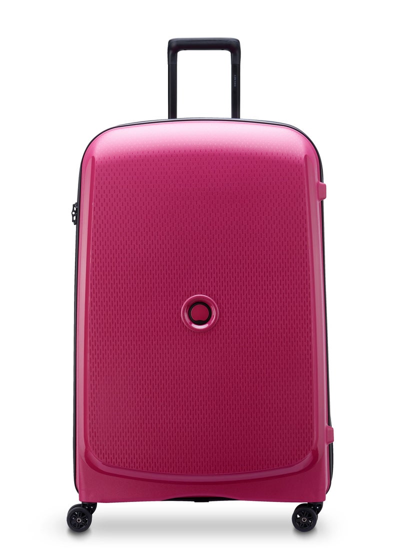 DELSEY Paris - Belmont Plus 83cm Hardcase 4 Double Wheel Non Expandable Check In Luggage Trolley Raspberry - Image 1