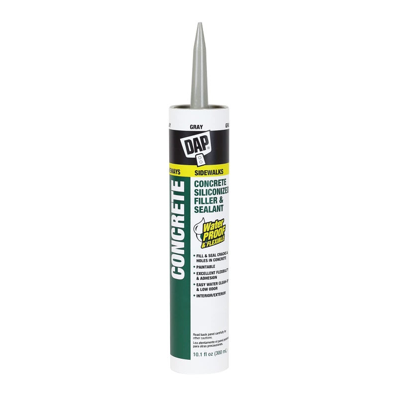 DAP Concrete and Mortar Filler and Sealant, Gray, 10.1 Oz (7079818096) - Image 1