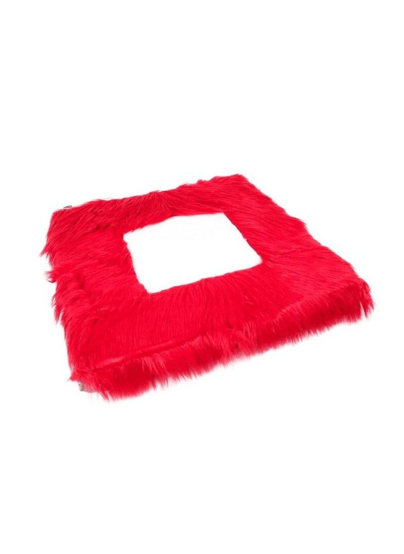 Nissan Combo Offer-Buy Faux Fur Car Seat Cushion For Chair/Seat/Cherry Red/1 Pc &Car Seat Cover, Universal Car Seat Dust Dirt Protection Cover Seat 2/Pcs Set  - Image 5