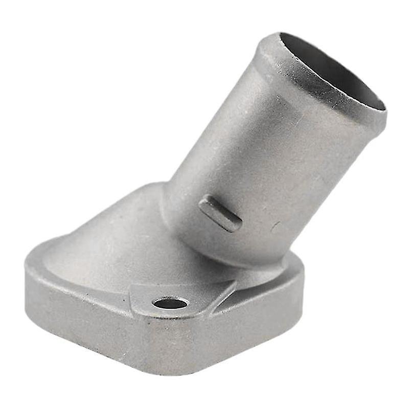 Thermostat Housing: Aluminum Cast High Quality Durable Metal Part - Sleek Silver Color Perfect Fitment for Toyota Yaris - Image 1