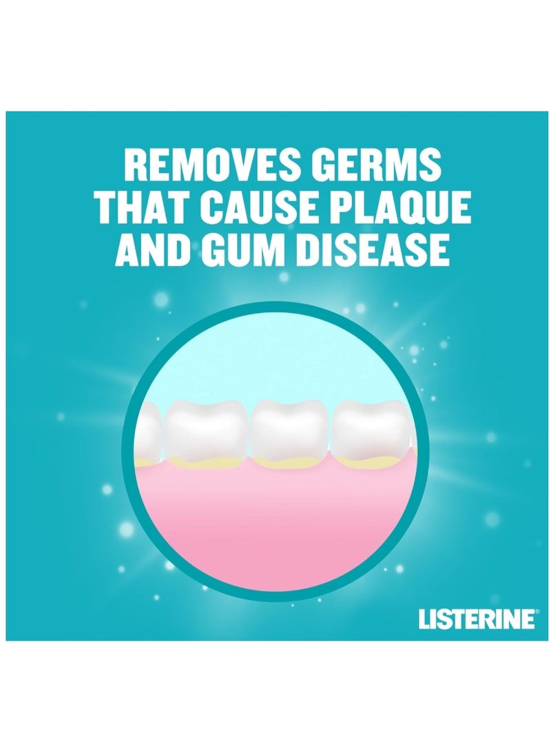 Listerine Cool Mint Mouthwash (250ml) - Antibacterial Formula - Kills 99% of Germs - Reduces Plaque & Maintains Healthy Gums - Long-Lasting Fresh Breath - Image 4