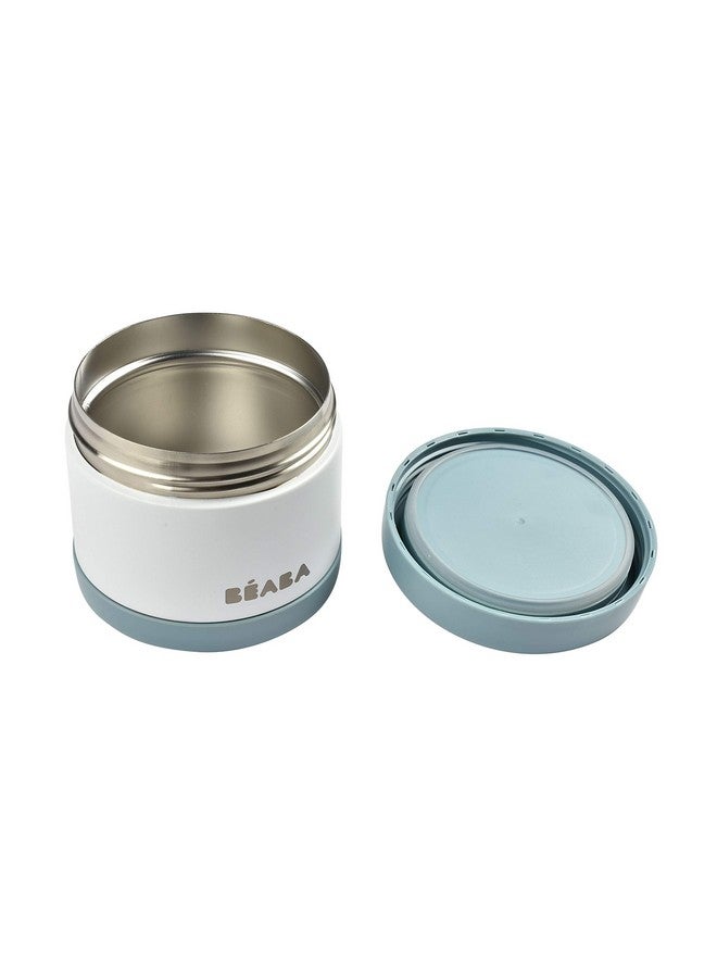 BEABA Stainless Steel Insulated Food Jar, 16 Oz (Cloud) - Image 3
