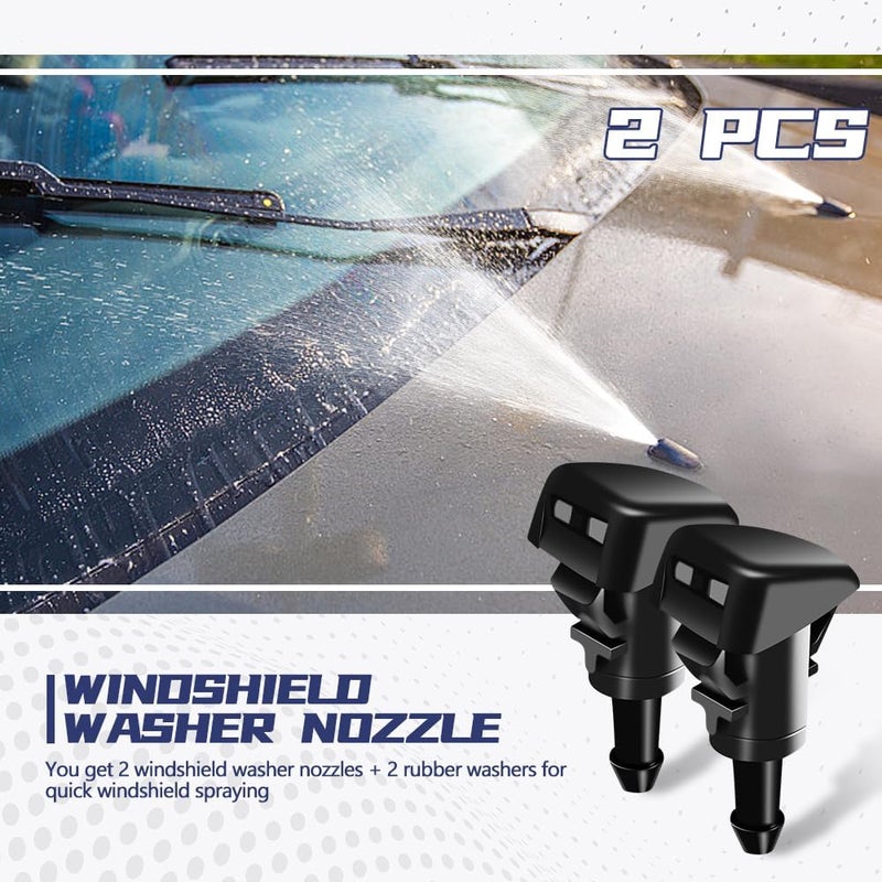 DWARFOO Front Windshield Washer Nozzles Kit - Image 4