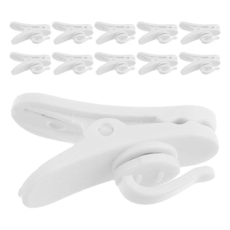 100PCS Rotatable Headphone Cord Clips Anti-Loss Earphone Cable Clamps Collar Clip Headset Wire Clamps Headphone Accessorie - Image 1