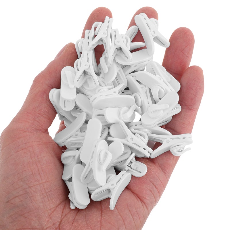 100PCS Rotatable Headphone Cord Clips Anti-Loss Earphone Cable Clamps Collar Clip Headset Wire Clamps Headphone Accessorie - Image 4