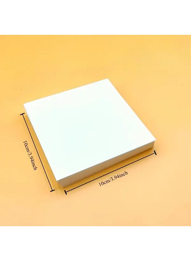 Set Of 50 High Quality Square Canvas Boards For Artists Premium Thickness Versatile Art Supplies White Color 3 94 X 3 94 Inch - Image 3