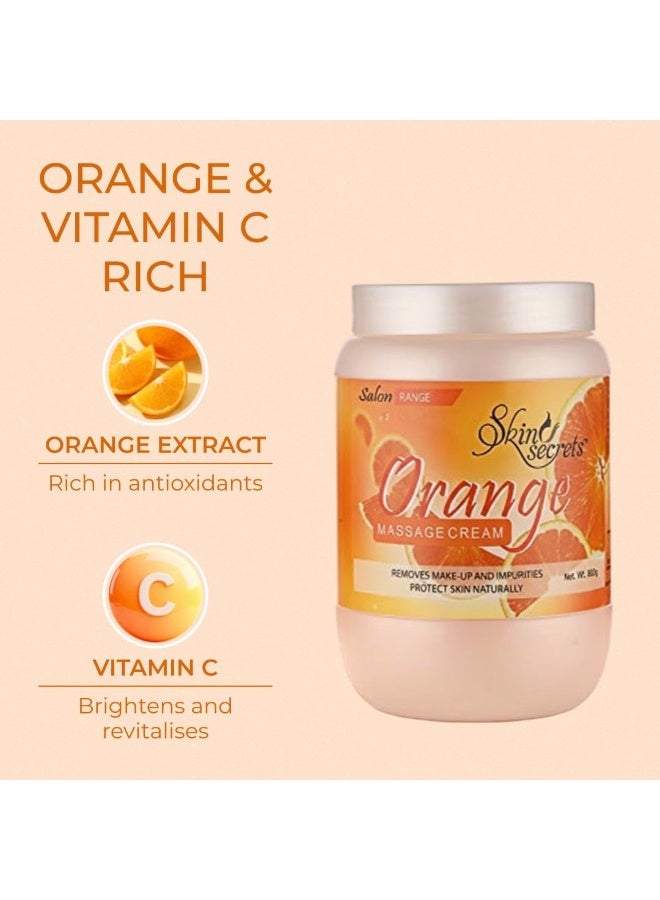 Skin Secrets Orange Facial Massage Cream -800 gms - Image 3