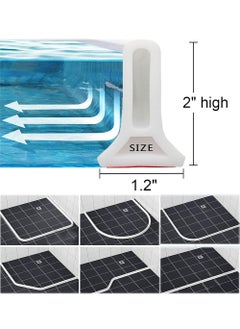 YOUGE Strap Belt Water Blocker White 2meter/78.74Inch, Collapsible Shower Threshold Water Dam  - Image 2