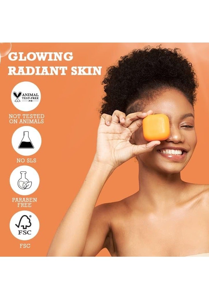 وايت صابون تفتيح البشرة White Kojic Acid و Papaya (100 جم / 2 بار) - مع حمض الهيالورونيك لتنعيم الوجه والجسم ، والبقع الداكنة ، وندبات حب الشباب ، وتفاوت لون البشرة - هيبوالرجينيك و تم اختباره من قبل أطباء الأمراض الجلدية - Image 3