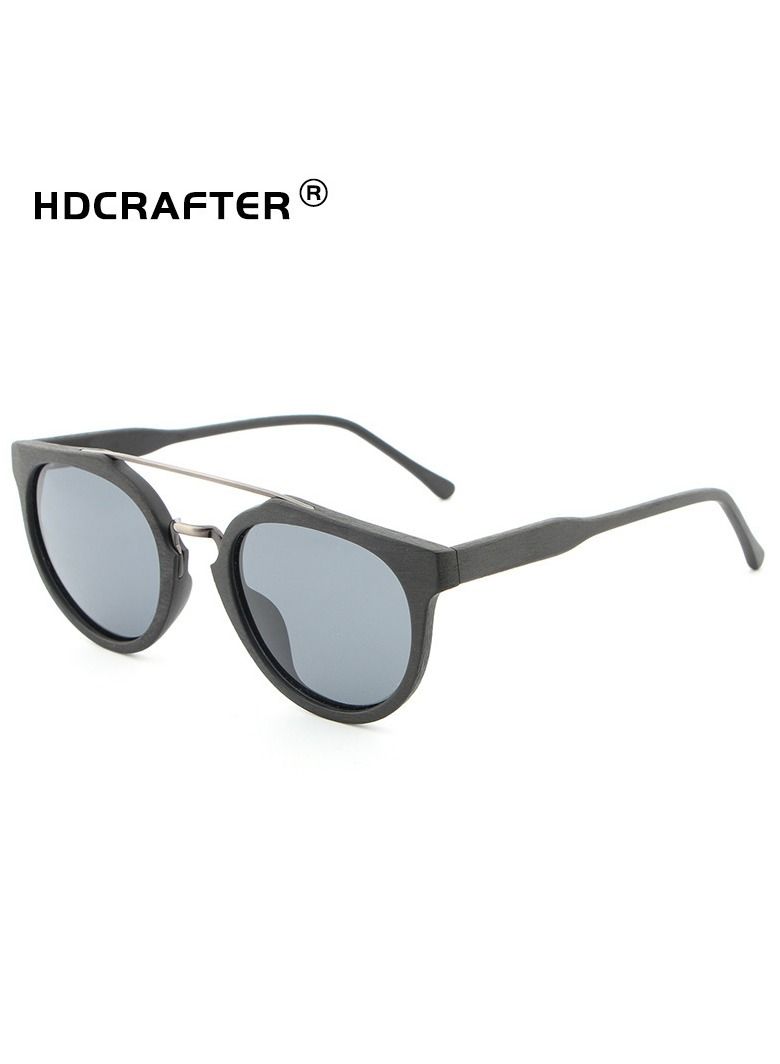 HDCRAFTER New Wood Grain Polarized Sunglasses - Image 1