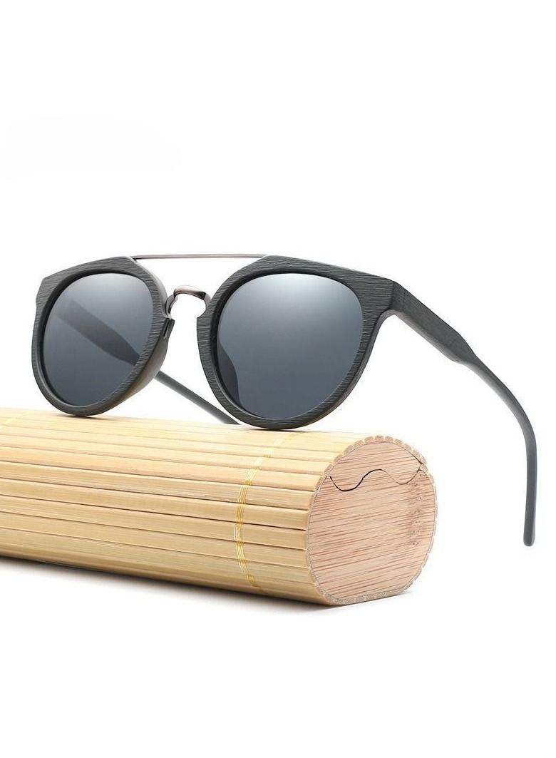 HDCRAFTER New Wood Grain Polarized Sunglasses - Image 2